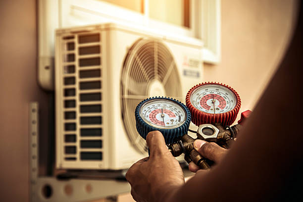 Professional Hvac Installation technician working in Osgood, IN